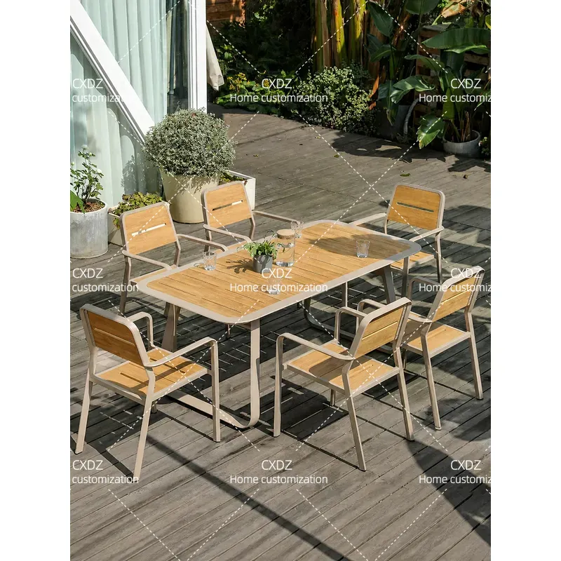 Outdoor Furniture For Cafe - Set di Tavolo e Sedie in