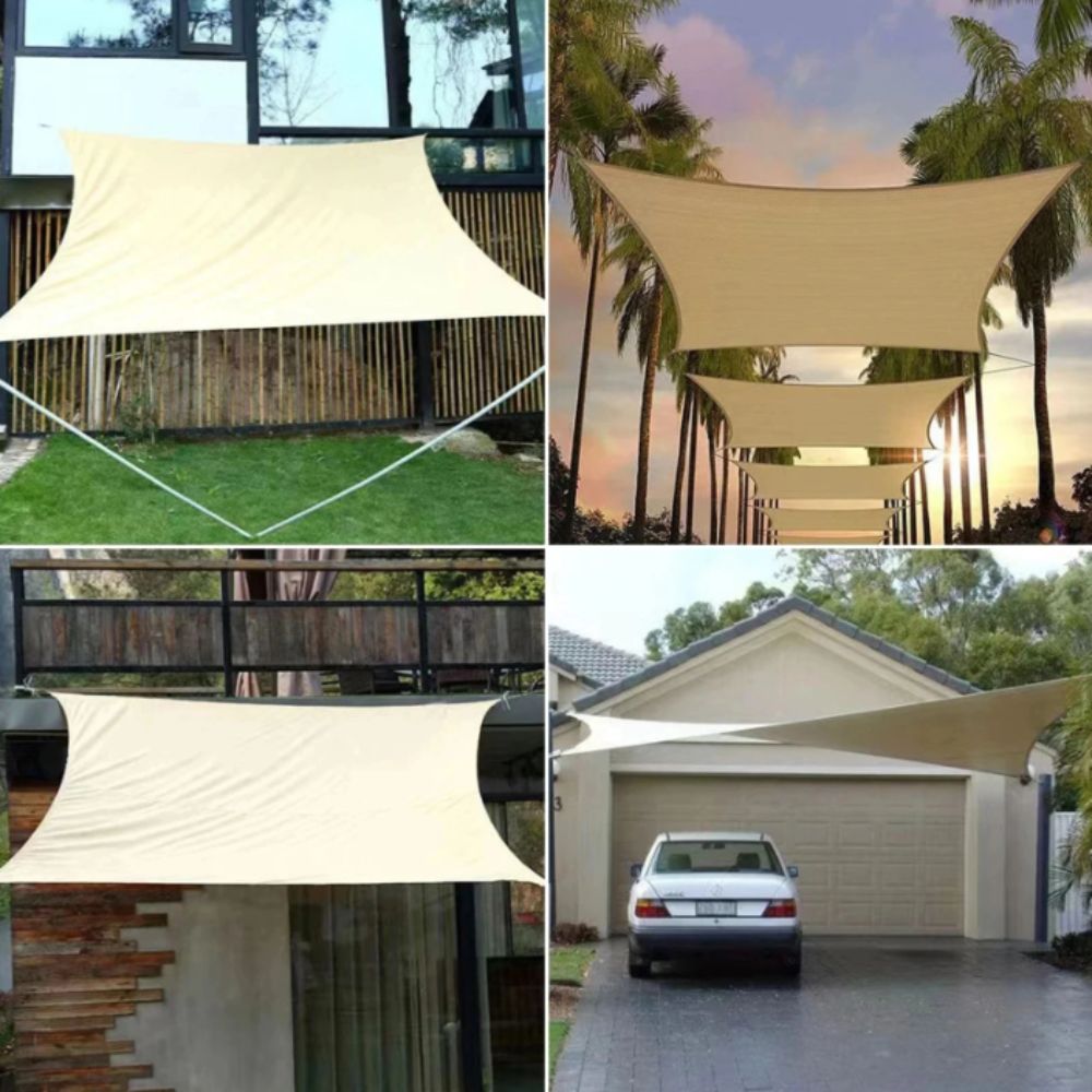 Sun Sail Shade - Tenda Parasole Impermeabile per Auto, Vela