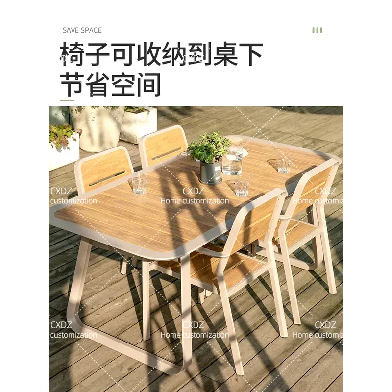 Set di Tavolo e Sedie in Legno - Outdoor Furniture For Cafe recensione e prezzo