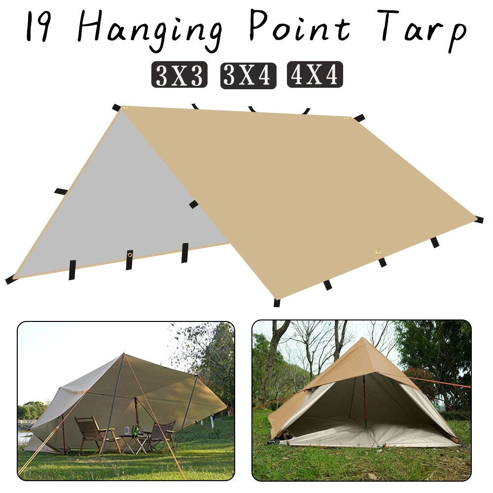 4x4m 4x3m 3x3m 19 Hang Points  - Sun Sail Shade recensione e prezzo