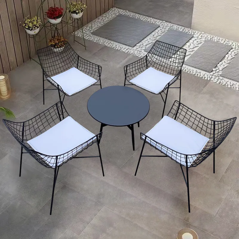Set Tavolo e Sedie in Ferro Ba - Outdoor Furniture For Cafe recensione e prezzo