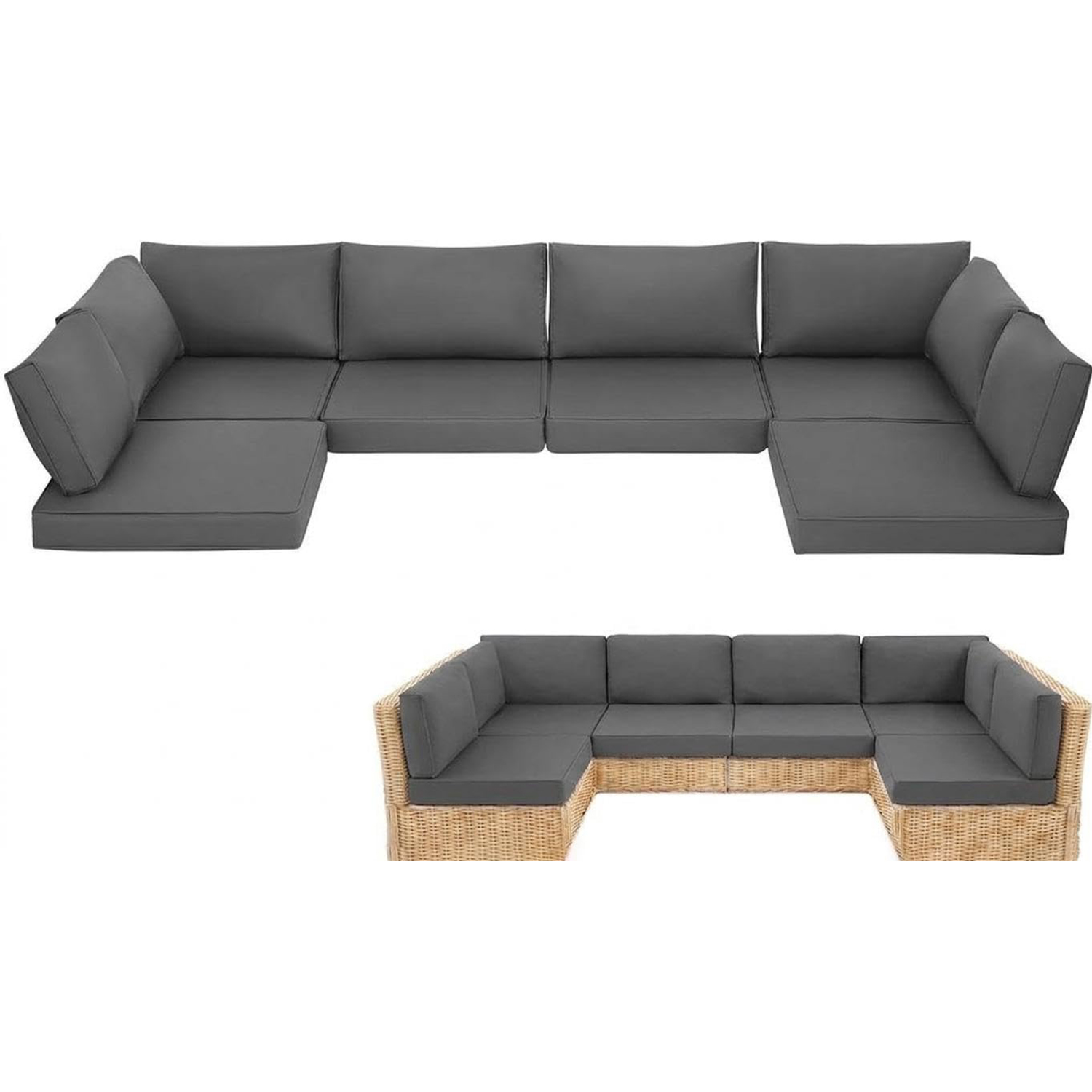 Set di 14 Cuscini di Ricambio  - Outdoor Furniture Replacement Fabric recensione e prezzo