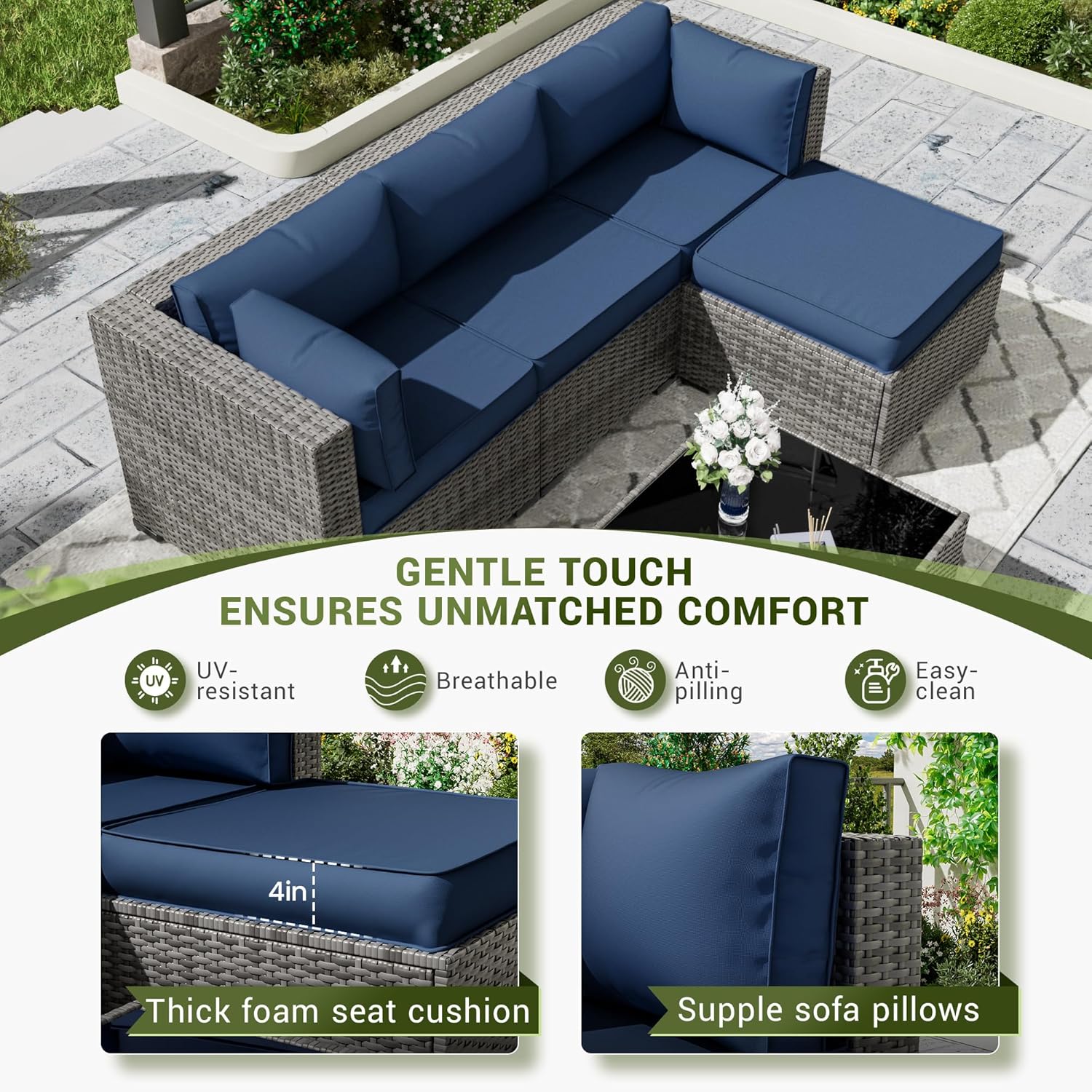 Cuscini di Ricambio per Mobili - Outdoor Furniture Replacement Fabric recensione e prezzo