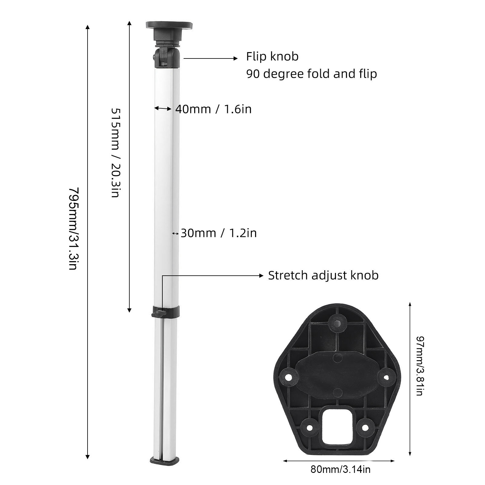 Gambe da tavolo pieghevoli tel - Outdoor Furniture Legs recensione e prezzo