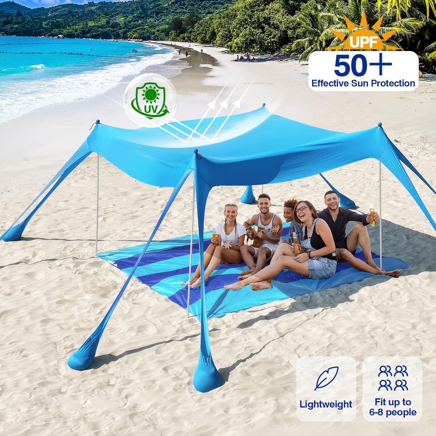 Tenda da spiaggia Tenda da cam - Sun Sail Shade recensione e prezzo