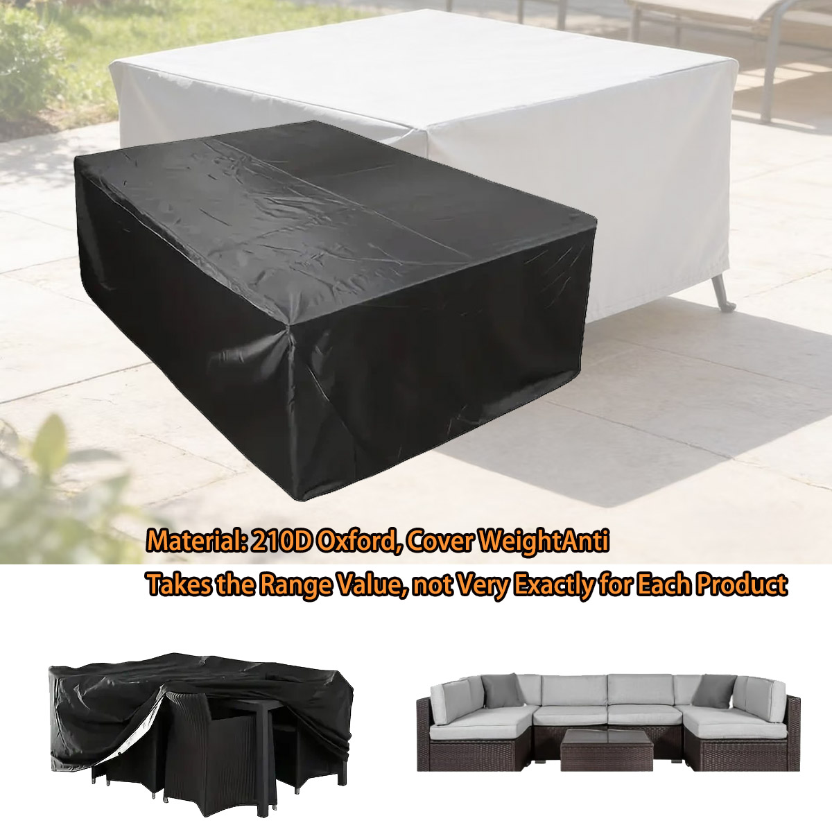Copertura per Mobili da Estern - Outdoor Furniture Table And Chairs recensione e prezzo