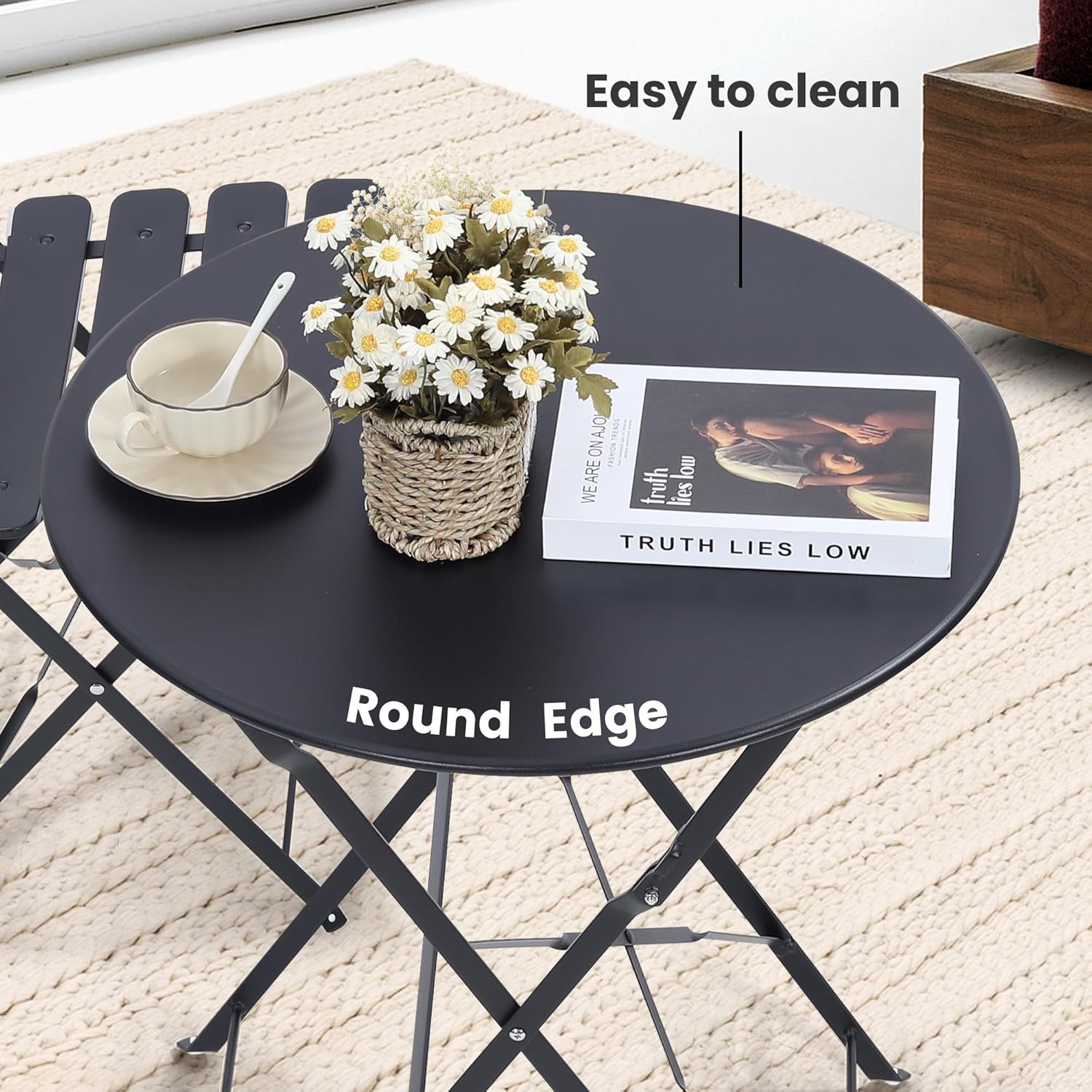 Set bistrò pieghevole da ester - Outdoor Furniture Table And Chairs recensione e prezzo